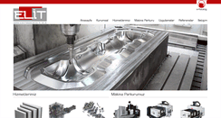Desktop Screenshot of elitmakina.com.tr